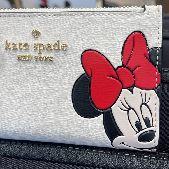 Kate Spade Disney X Kate Spade New York Minnie Small Slim Bifold Wallet
NWT - Picture 8 of 16